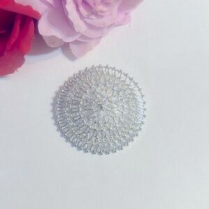 Silver Brooch with pin
